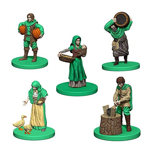 Mayfair Games Europe MFG72867 Agricola Game Expansion: Green (5 Figures), Mehrfarbig von WizKids