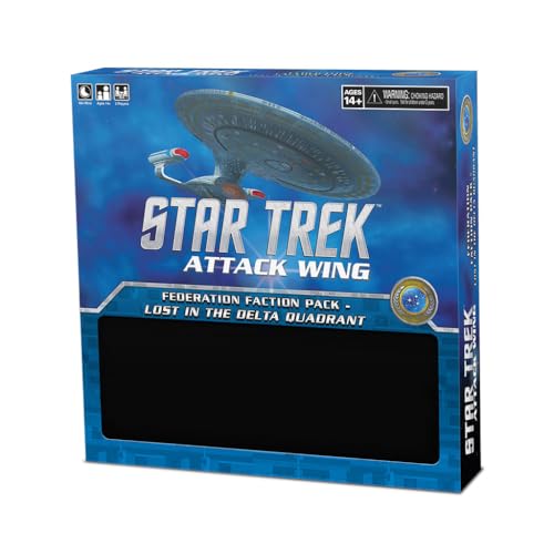 WizKids Star Trek Attack Wing: Federation Faction Pack - Lost in The Delta Quadrant | Miniaturen-Spiel | Star Trek Schiffe | 14+ von WizKids