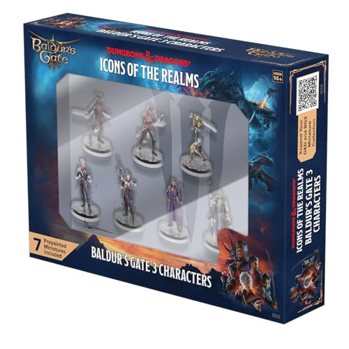 WizKids D&D Icons of The Realms: Baldur's Gate 3 - Character Boxed Set | Dungeons and Dragons Figures | Pre-Painted von WizKids