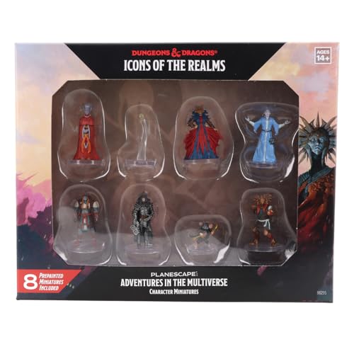 WizKids D&D Icons of The Realms: Planescape: Adventures in The Multiverse - Character Miniatures Boxed Set Minis | Painted Figures von WizKids