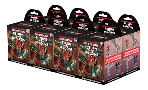 WizKids D&D Icons of The Realms: Return of The Dragons - 8 ct Booster Brick | Dungeons and Dragons Figuren | Vorbemalt | Blind Boxes von WizKids