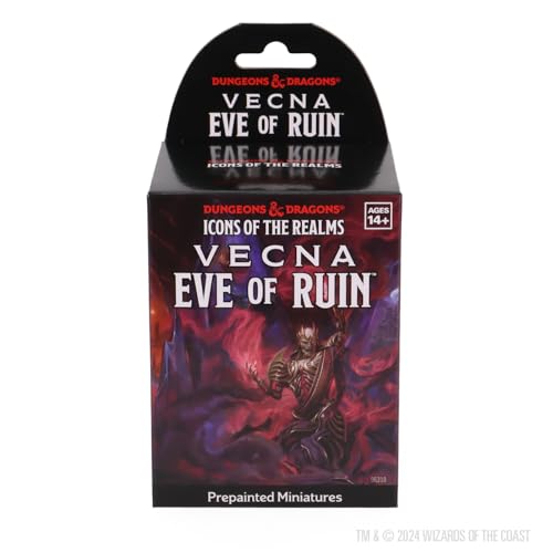 WizKids D&D Icons of The Realms: Vecna: Eve of Ruin - Single Booster | Dungeons and Dragons Figures | Pre-Painted | Blind Box WizKids D&D Icons of The Realms: Vecna: Eve of Ruin - Single Booster | Dungeons and Dragons Figures | Pre-Painted | Blind Box von WizKids