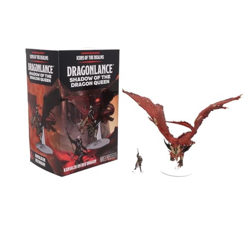 WizKids D&D-Ikonen der Reiche: Dragonlance Kansaldi auf dem roten Drachen von WizKids