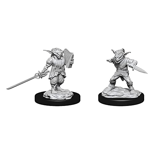 WizKids D&D Nolzur's Marvelous Unpainted Miniatures: W15 Male Goblin Rogue & Female Goblin Bard von WizKids