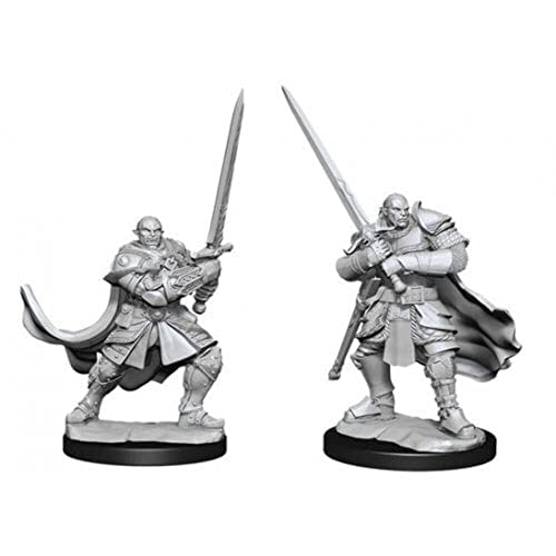 WizKids D&D Nolzur's Marvelous Unpainted Minis: W15 Male Half-Orc Paladin, 30 Gramm von WizKids