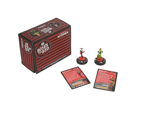 WizKids DC HeroClix Iconix Harley Quinn Rosen für rote Superhelden Miniaturfiguren von WizKids