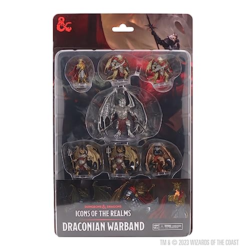 WizKids Dungeons and Dragons Icons of The Realms Drakonische Kriegsland-Miniaturen von WizKids