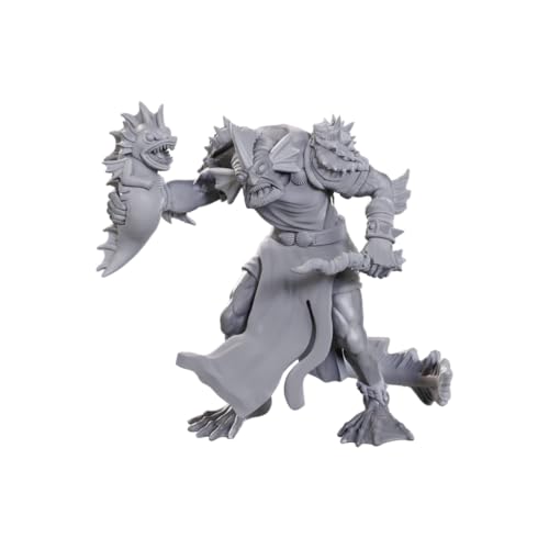 WizKids Dungeons & Dragons Nolzur's Marvelous Miniatures | Unlackierte Miniaturen | Wave 24 (Sahuagin-Priesterin, Kunststoff) von WizKids