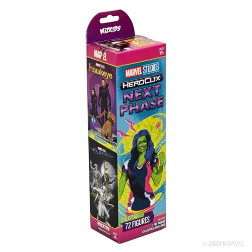 WizKids Marvel HeroClix: Marvel Studios Next Phase Booster Tabletop Miniaturen Spiel WizKids Marvel HeroClix: Marvel Studios Next Phase Booster Tabletop Miniaturen Spiel von WizKids