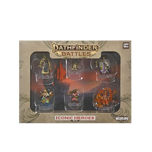 WizKids Pathfinder Battles: Iconic Heroes XI Boxed Set Miniaturen | bemalt von WizKids