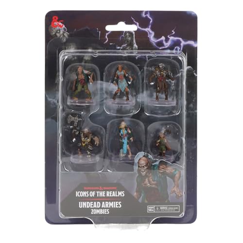 WizKids D&D Icons of The Realms Miniatures Prepainted Undead Armies - Zombies Set von WizKids