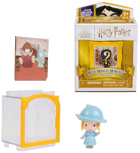 Harry Potter - Micro Magical Moments Überraschungs-Sammelfigur mit Setzkasten (Der Feuerkelch), ca. 3,8 cm groß, Spielzeug für Kinder ab 6 Jahren, Fanartikel (sortiert) von Wizarding World