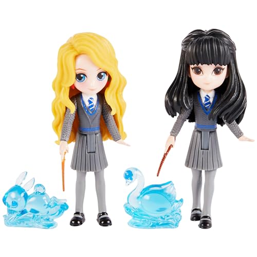 Spin Master Wizarding World Harry Potter - Freunde Spielset mit Luna Lovegood und Cho Chang Sammelfiguren sowie 2 Patronus-Schutzwesen, Spielzeug für Kinder ab 5 Jahren, Fanartikel von Wizarding World