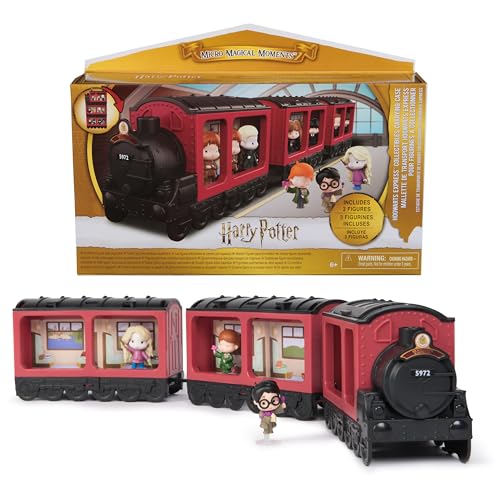 Wizarding World Harry Potter – Hogwarts Express Magische Momente S5-3 Puppen, bewegliche Figuren mit 3 Wagons – Harry Potter Figur – Spielen und Ausstellen – Spielzeug für Kinder ab 6 Jahren Wizarding World Harry Potter – Hogwarts Express Magische Momente S5-3 Puppen, bewegliche Figuren mit 3 Wagons – Harry Potter Figur – Spielen und Ausstellen – Spielzeug für Kinder ab 6 Jahren von Wizarding World
