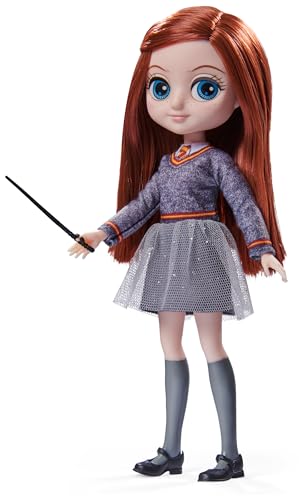 Wizarding World Harry Potter – Puppe 20 cm Ginny Weasley Puppe Figur Gelenkfigur Ginny Weasley – Zauberstab Uniform von Hogwarts – Figur Universum Harry Potter – Spielzeug für Kinder ab 5 Jahren von Wizarding World