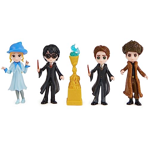 WIZARDING WORLD Harry Potter Magical Minis Triwizard Champions Geschenkset mit 4 Figuren und Feuerkelch Zubehör, Kinderspielzeug ab 6 Jahren von Wizarding World