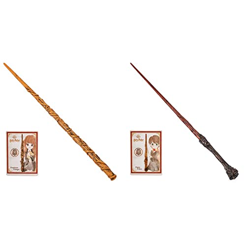 Wizarding World Harry Potter - Authentischer Harry Potter Zauberstab & Hermine Granger Zauberstab (2 Zauberstbe) fr Kinder ab 6 Jahren von Wizarding World