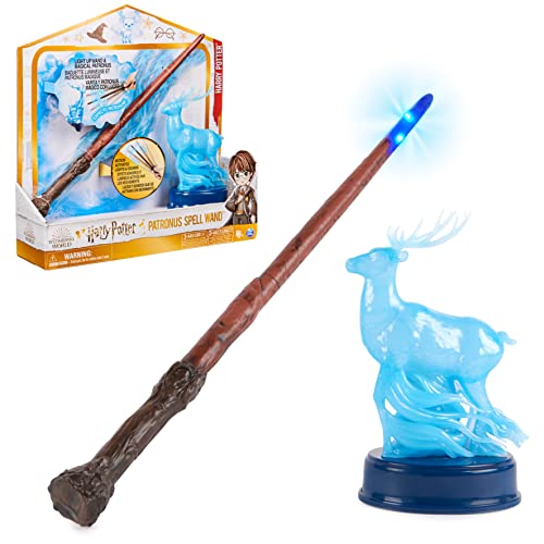 Wizarding World Harry Potter - Interaktiver Zauberstab von Harry Potter mit Patronus-Figur, Licht- und Geräuscheffekten, Spielzeug für Kinder ab 6 Jahren, Fanartikel von Wizarding World