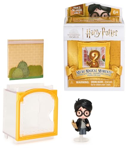 Wizarding World Harry Potter - Micro Magical Moments Überraschungs-Sammelfigur mit Setzkasten (Der Gefangene von Azkaban), ca. 3,8 cm groß, Spielzeug für Kinder ab 6 Jahren, Fanartikel (sortiert) von Wizarding World