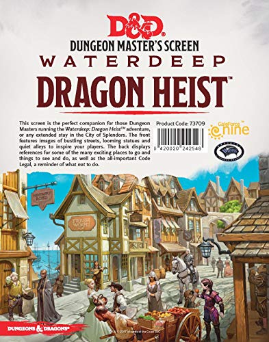 Gale Force Nine 73709 - D&D Waterdeep Dragon Heist - DM Screen von Gale Force Nine