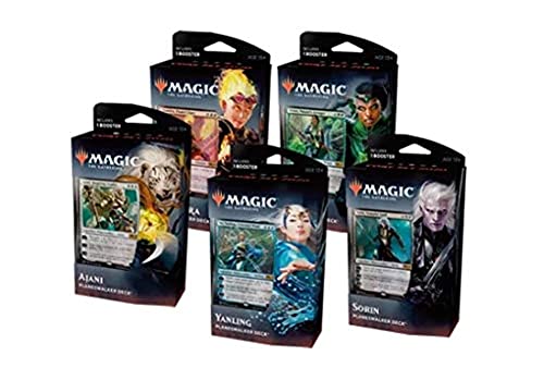 Magic The Gathering MTG 2020 Core Set M20 - All 5 Planeswalker Decks! von Wizards of the Coast