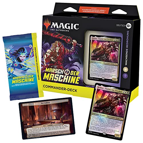 Magic: The Gathering Marsch der Maschine Commander-Deck – Wachsende Bedrohung (Sammler-Booster-Probepackung und Zubehör - Deutsche Version) von Wizards of the Coast