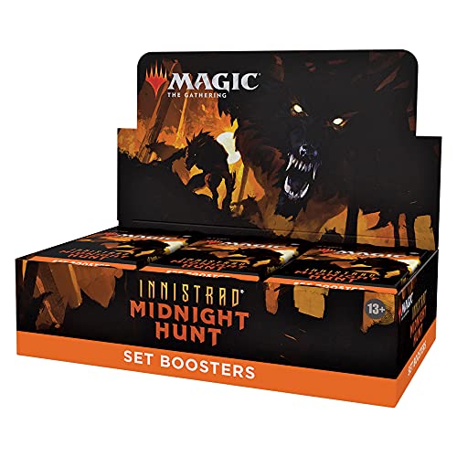 Wizards of the Coast C89530001 Innistrad: Mitternachtsjagd Set Booster Box Zubehör, Multicolor, 12 Count (Pack of 30) von Wizards of the Coast