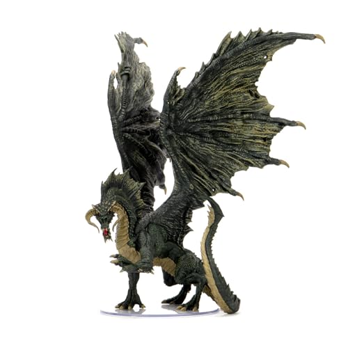 RUBIE'S WZK96021 Black Dragon Zubehör, Erwachsene Schwarz von WizKids