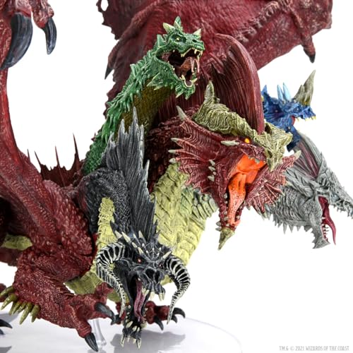 WizKids D&D Icons of The Realms Miniatures: Gargantuan Tiamat | DnD Miniaturen, Mehrfarbig/Meereswellen (Ocean Tides) von WizKids