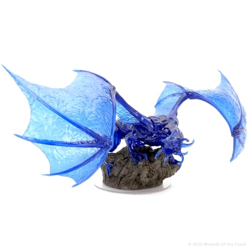 RUBIE'S WZK96019 Dungeons & Dragons Zubehör, Saphir Drache von WizKids