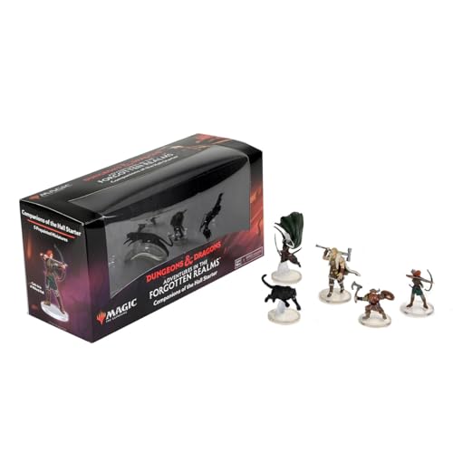 WizKids/NECA 71964 Drizzt Do'urden, Catti-Brie, Wulfgar, Guenhwyvar Zubehör von WizKids