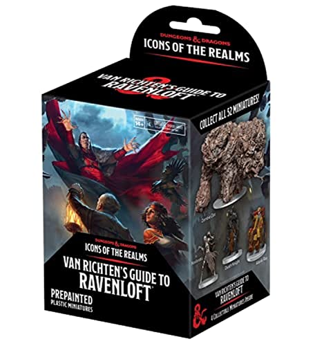 WizKids D&D Icons of The Realms Miniatures: Van Richten's Guide to Ravenloft (Set 21) 8 Ct. Booster (Einzeleinheit) von WizKids