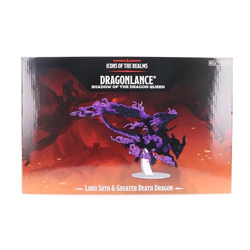 WizKids D&D Icons of The Realms Dragonlance Miniaturen vorbemalt Lord SOTH on Greater Death Dragon (Set 25) von WizKids