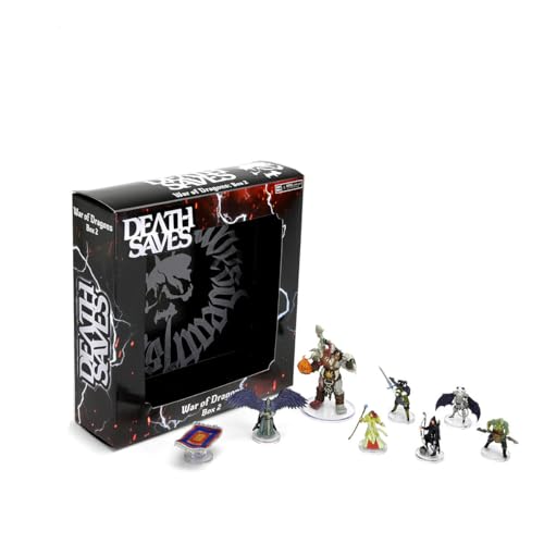 WizKids/NECA 72423 Death Saves: War of Dragons Box Set 2 Ghost Zubehör, Mehrfarbig, S von WizKids