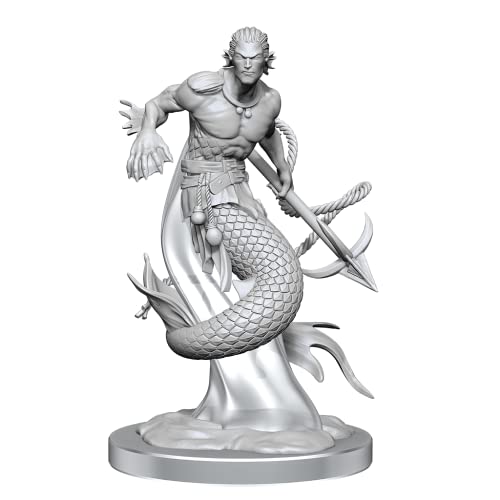 D&D Nolzurs wunderbare Miniaturen: Welle 20: Merfolk - Unlackiert und grundiert - Tabletop RPG Games TTRPG von WizKids