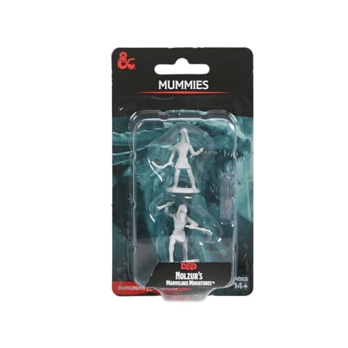 Wizkids Games D&D Nolzur's Marvelous Miniatures: Mumien Unpainted Dungeons and Dragons Miniatures von WizKids