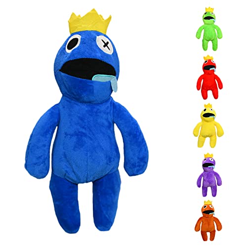 Wiztex Rain Bow Friends Kuscheltier - 30 cm Rain Bow Friends Plüschtier - YouTube-Videos Stuffed Animal - Plush Toy Geschenk für Kinder und Spielefans (Blau) von Wiztex