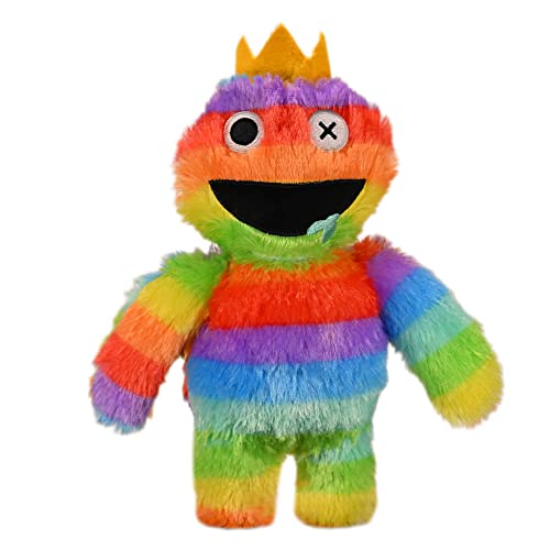 Wiztex Rain Bow Friends Kuscheltier - 30 cm Wiederverwendbar Rain Bow Friends Plüschtier - YouTube-Videos Stuffed Animal - Hacki Backi Plush Toy Geschenk für Kinder und Spielefans (Multicolor) von Wiztex