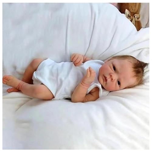 Wizvox 18Zoll Puppe Kleinkind - Silikonpuppen FüR Kinder, Reborn Baby Doll - Das Beste Geburtstags ZHNZ16A1123 von Wizvox