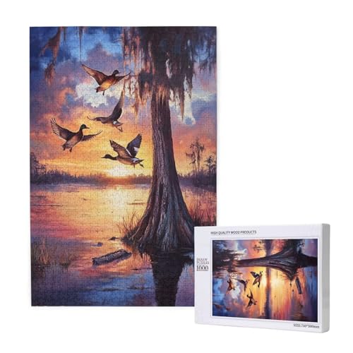 Baum Puzzle 300 Teile Erwachsene, DIY Vogel Puzzle Design für Erwachsene und Kinder ab 5 Jahren, HD Farbe Puzzel mit Geschenkbox Verpackung for Wand Zimmer Deko Wohnzimmer, Geschenke für Frauen -5702 von Wjffnzbz