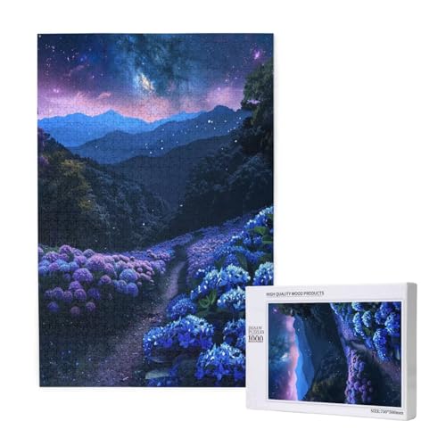 Blume Puzzle 300 Teile Erwachsene, 5D DIY Gebirge Puzzle Design für Erwachsene und Kinder ab 5 Jahren, HD Farbe Puzzel mit Geschenkbox Verpackung for Zimmer Deko Wohnzimmer, Geschenke für Frauen -9372 von Wjffnzbz