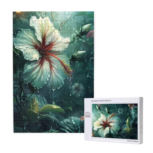 Blume Puzzle 300 Teile Erwachsene, DIY Kunst Puzzle Design für Erwachsene und Kinder ab 5 Jahren, HD Farbe Puzzel mit Geschenkbox Verpackung for Wand Zimmer Deko Wohnzimmer, Geschenke für Frauen -8932 von Wjffnzbz