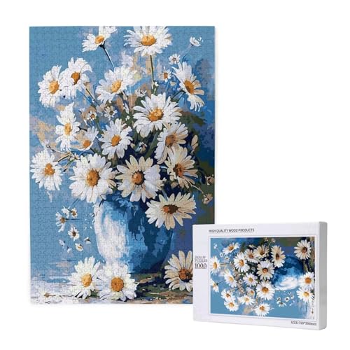 Blume Puzzle 300 Teile Erwachsene, DIY Xiao Zouju Puzzle Design für Erwachsene und Kinder ab 5 Jahren, HD Farbe Puzzel mit Geschenkbox Verpackung for Zimmer Deko Wohnzimmer, Geschenke für Frauen -9327 von Wjffnzbz