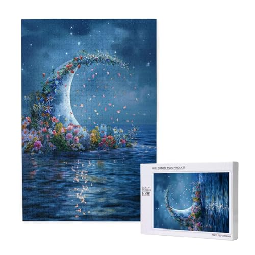 Blume Puzzle 300 Teile Erwachsene, Sternenhimmel Puzzle Design für Erwachsene und Kinder ab 5 Jahren, HD Farbe Puzzel mit Geschenkbox Verpackung for Zimmer Deko Wohnzimmer, Geschenke für Frauen -9132 von Wjffnzbz