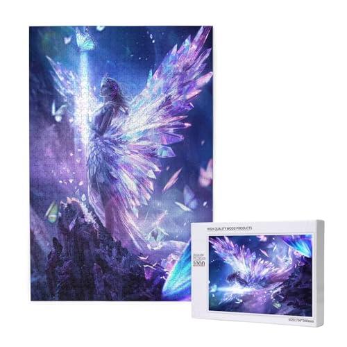 Elf Puzzle 300 Teile Erwachsene, 5D DIY Fantasie Puzzle Design für Erwachsene und Kinder ab 5 Jahren, HD Farbe Puzzel mit Geschenkbox Verpackung for Zimmer Deko Wohnzimmer, Geschenke für Frauen -8647 von Wjffnzbz