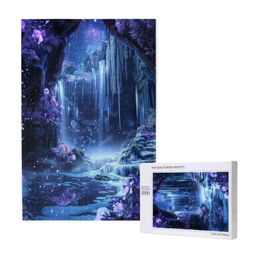 Fallen Puzzle 1000 Teile Erwachsene, DIY Fantasie Puzzle Design für Erwachsene und Kinder ab 5 Jahren, HD Farbe Puzzel mit Geschenkbox Verpackung for Zimmer Deko Wohnzimmer, Geschenke für Frauen -9414 von Wjffnzbz