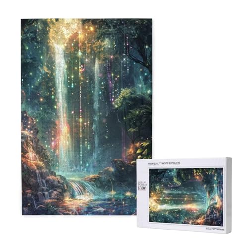 Fallen Puzzle 300 Teile Erwachsene, DIY Baum Puzzle Design für Erwachsene und Kinder ab 5 Jahren, HD Farbe Puzzel mit Geschenkbox Verpackung for Wand Zimmer Deko Wohnzimmer, Geschenke für Frauen -8117 von Wjffnzbz