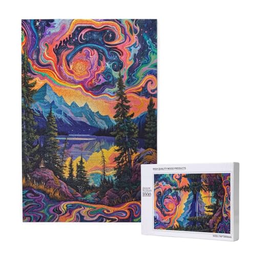 Himmel Puzzle 300 Teile Erwachsene, 5D DIY Farbe Puzzle Design für Erwachsene und Kinder ab 5 Jahren, HD Farbe Puzzel mit Geschenkbox Verpackung for Zimmer Deko Wohnzimmer, Geschenke für Frauen -9252 von Wjffnzbz