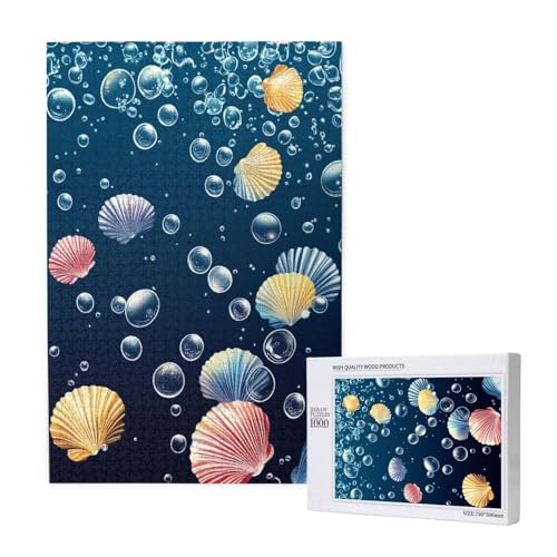 Hülse Puzzle 300 Teile Erwachsene, DIY Sea Puzzle Design für Erwachsene und Kinder ab 5 Jahren, HD Farbe Puzzel mit Geschenkbox Verpackung for Wand Zimmer Deko Wohnzimmer, Geschenke für Frauen -5277 von Wjffnzbz