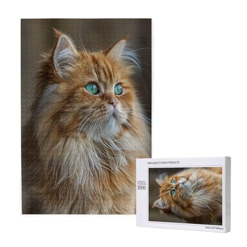 Katze Puzzle 300 Teile Erwachsene, DIY Niedlich Puzzle Design für Erwachsene und Kinder ab 5 Jahren, HD Farbe Puzzel mit Geschenkbox Verpackung for Zimmer Deko Wohnzimmer, Geschenke für Frauen -7762 von Wjffnzbz